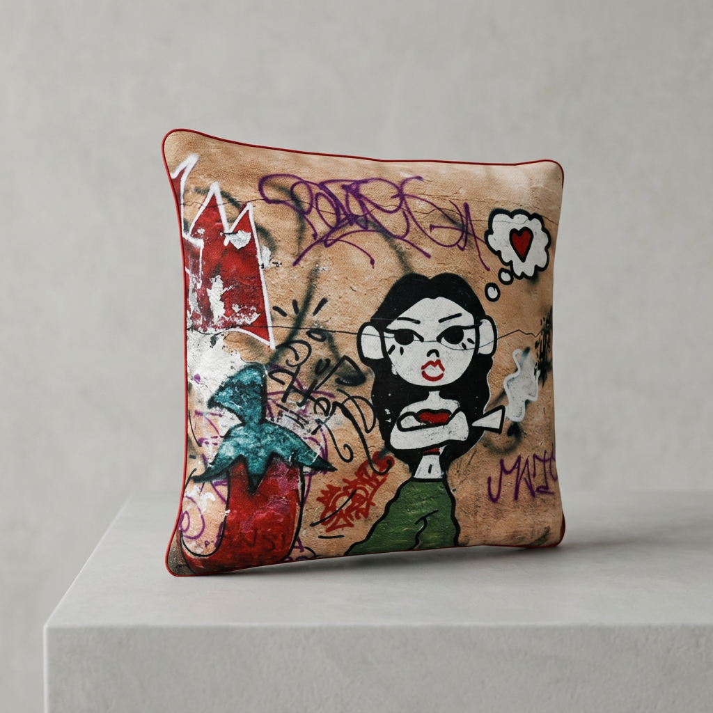 ROME N°0001 SURFACE/Printed cushion