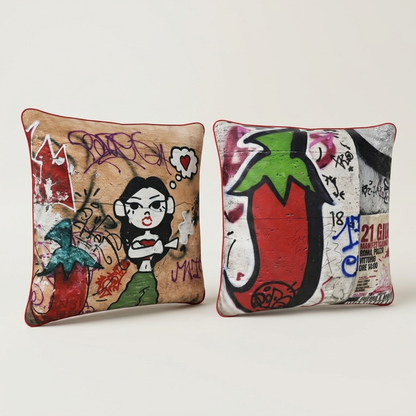 ROME N°0001 SURFACE/Printed cushion
